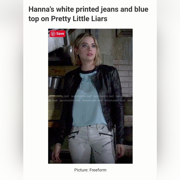 Black Orchid Denim - RARE! Black Orchid White Printed Billie Zipper Jeans